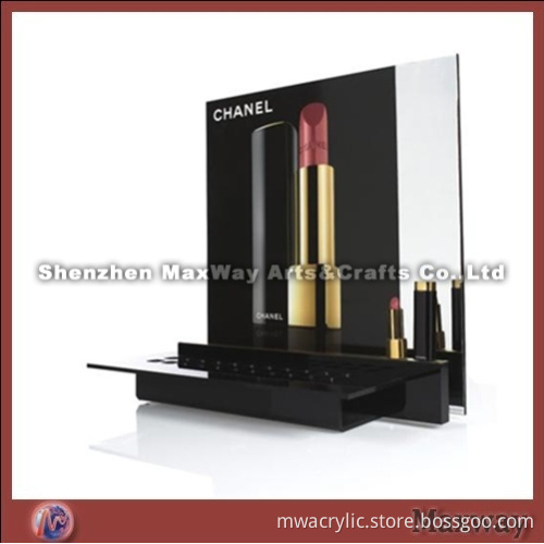 Classic Black Acrylic Lipstick Display Rack